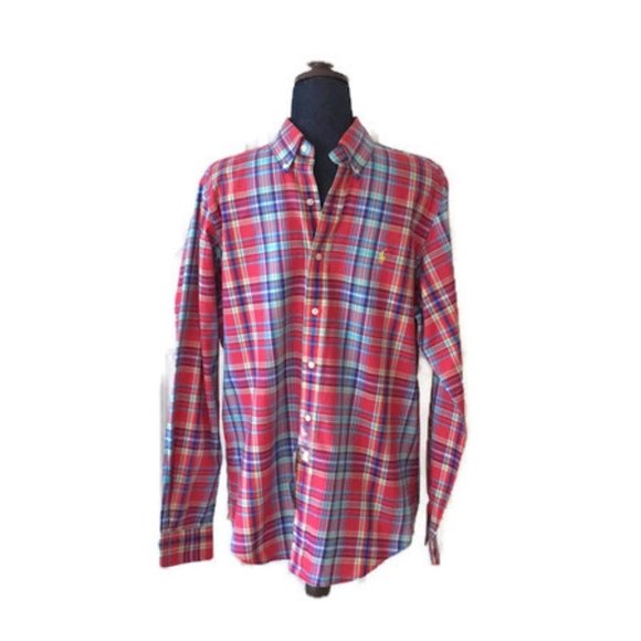 Ralph Lauren Other - Ralph Lauren mens red plaid shirt button up NWT